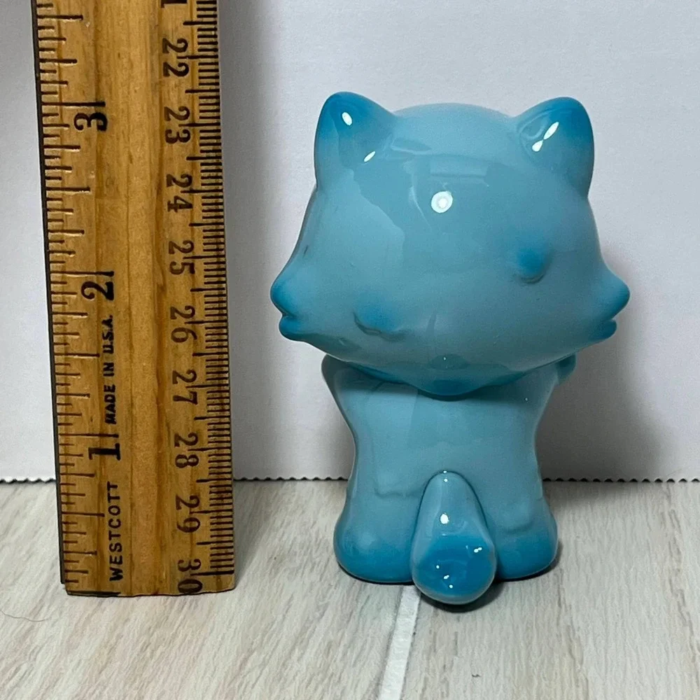 Pop Mart BOPU Litter's Fairy Tale Town Series Big Wolf Figure Blue Shiny